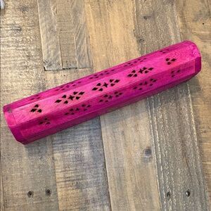 Pink Incense Coffin Holder